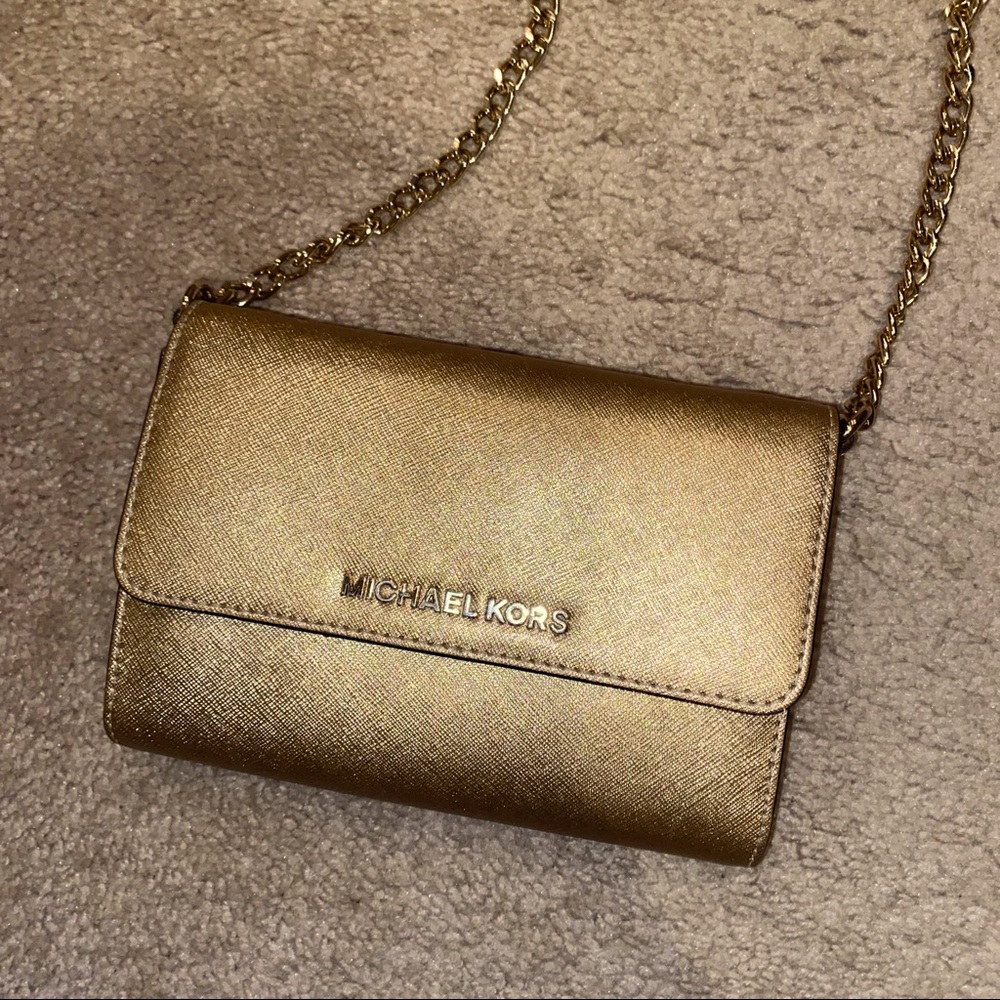 *Authentic* Michael Kors - Crossbody Bag - Gold